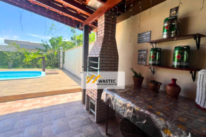 Ref.: R$550.000,00 Casa Térrea com 2 dorms, Piscina e Churrasqueira (81139)