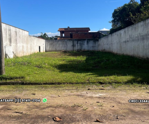 Ref.: R$170.000,00, Lote com 318,00M², com licença ambiental, desmatado, aterrado e murado (80527)